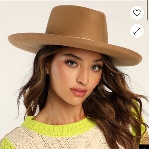 Lack Of Color Val Diamond Tan Wool Hat